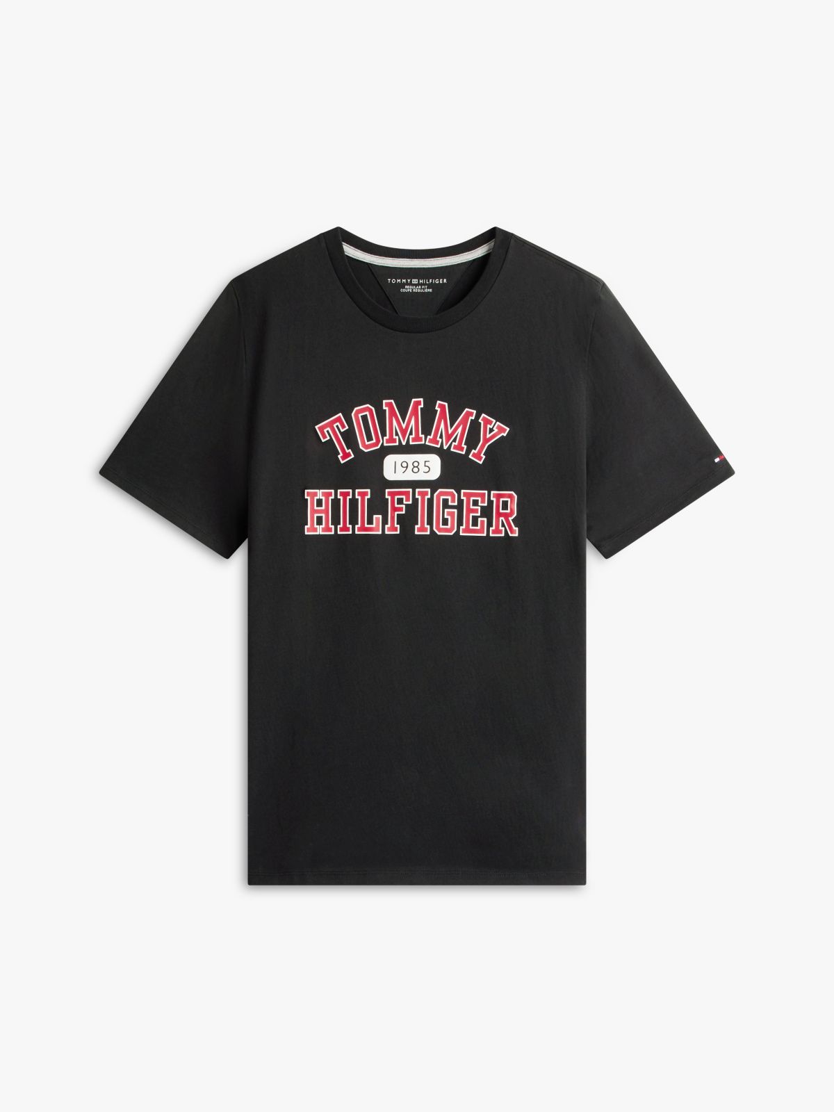 Tommy Varsity Logo T-Shirt — Black
