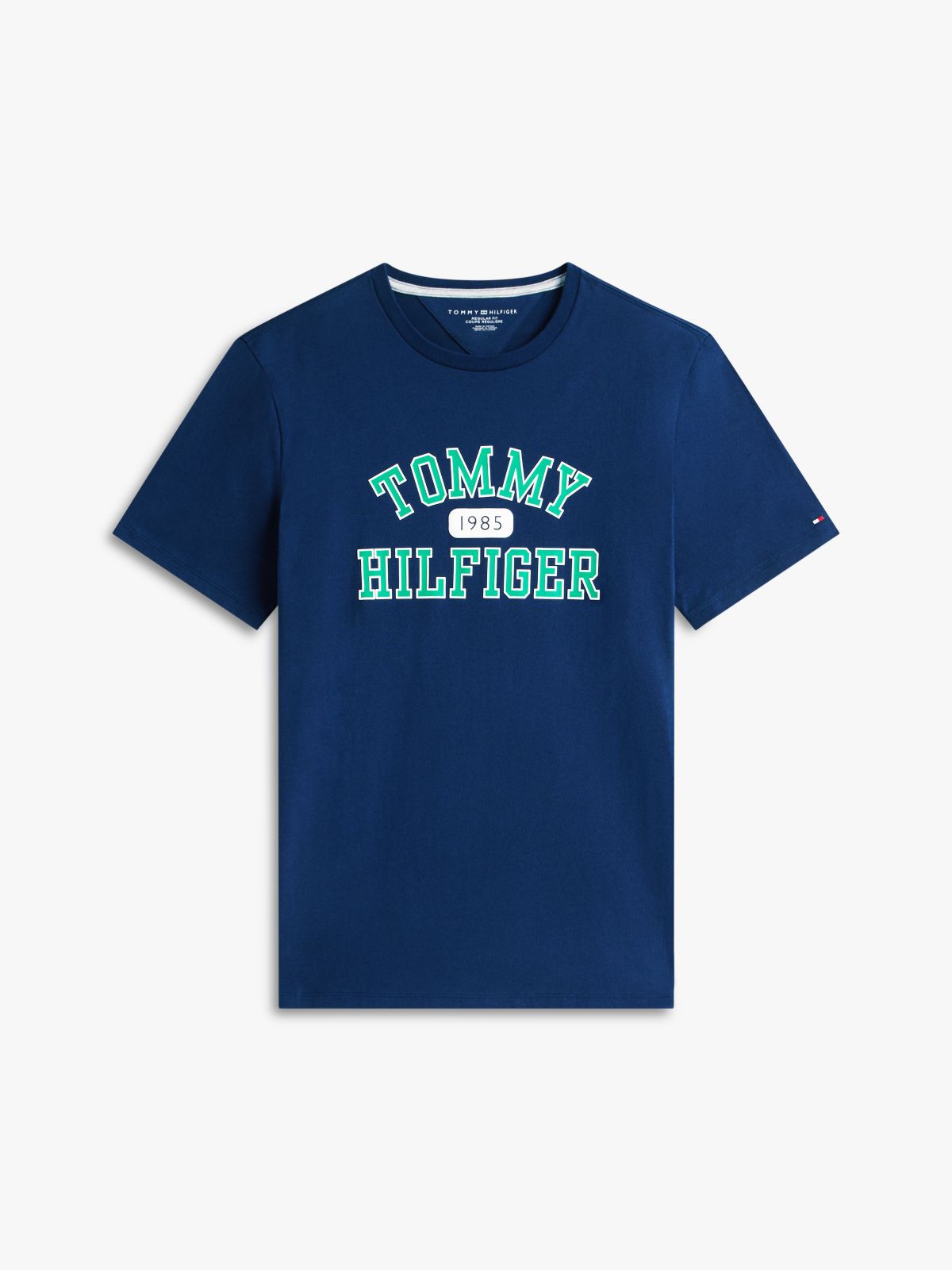 Tommy Varsity Logo T-Shirt — Light Navy