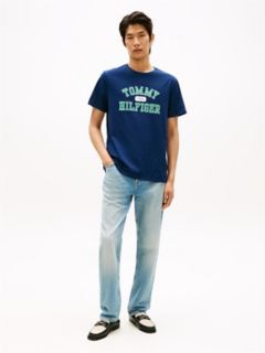 Tommy Varsity Logo T-Shirt — Light Navy 2