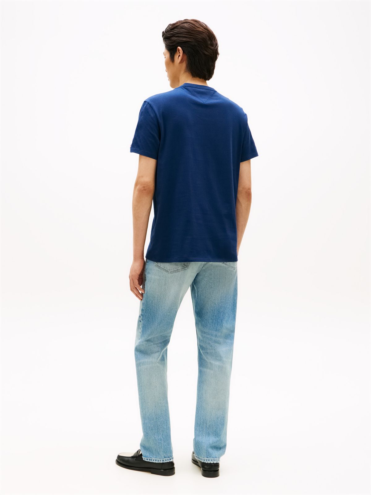 Tommy Varsity Logo T-Shirt — Light Navy