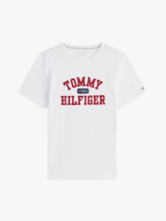Tommy Varsity Logo T-Shirt — Optic White 5