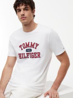 Tommy Varsity Logo T-Shirt — Optic White 3