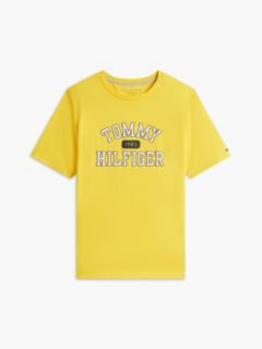 Tommy Varsity Logo T-Shirt — Marigold Yellow 5