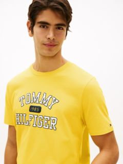 Tommy Varsity Logo T-Shirt — Marigold Yellow 3