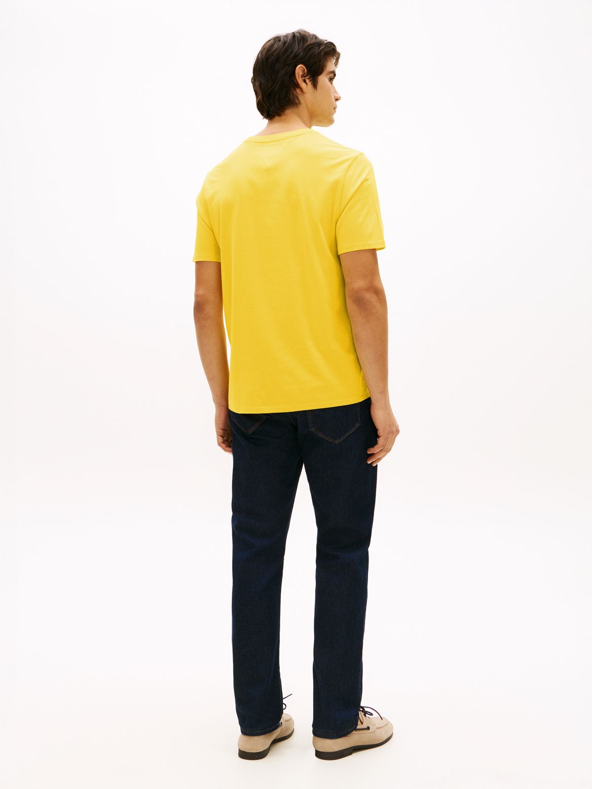 Tommy Varsity Logo T-Shirt — Marigold Yellow