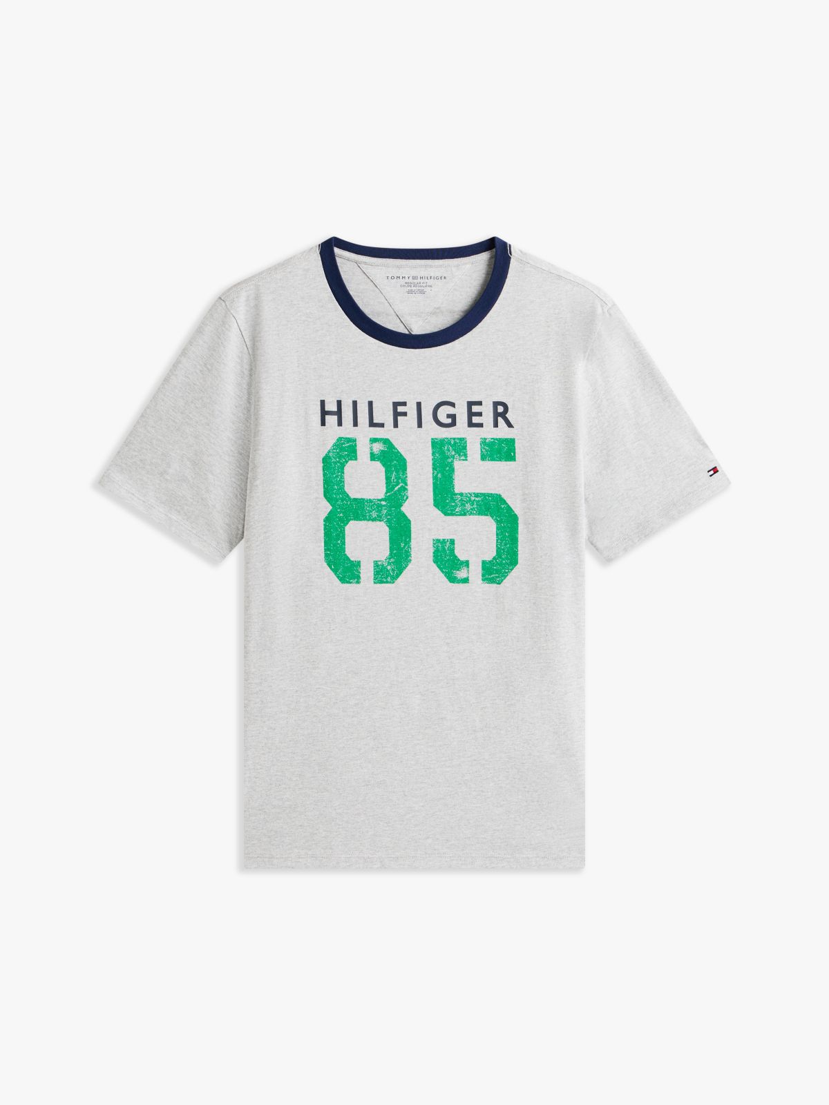 Hilfiger 85 Logo T-Shirt — Grey Heather