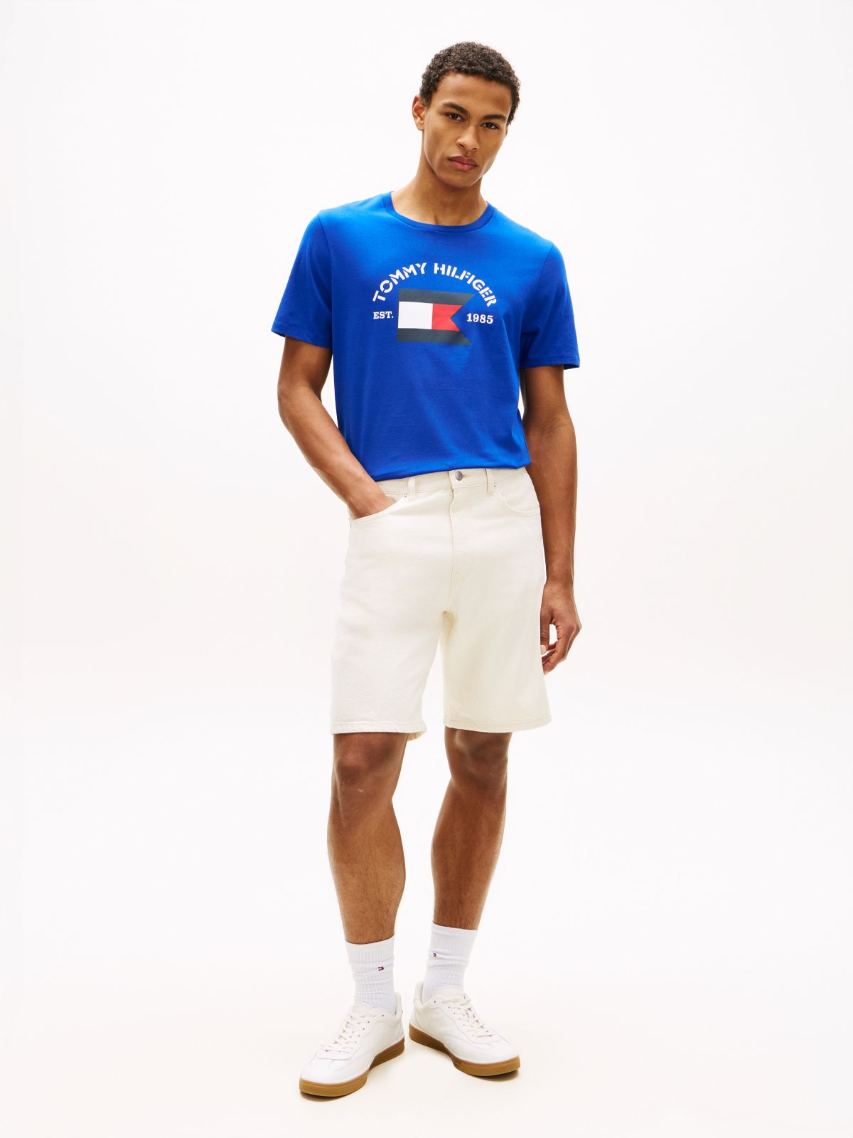 Hilfiger Boating Flag T-Shirt — Wedge Blue