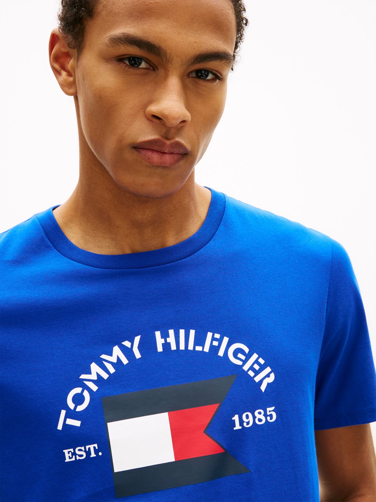 Hilfiger Boating Flag T-Shirt — Wedge Blue
