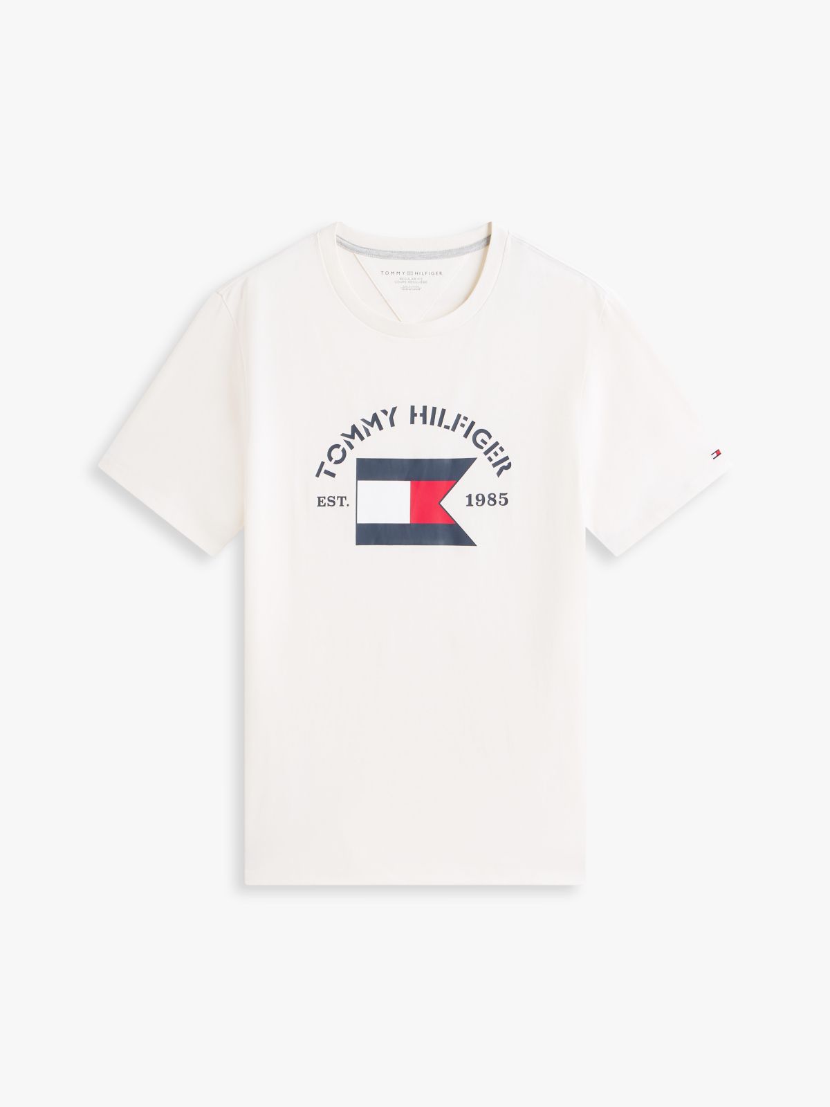 Hilfiger Boating Flag T-Shirt — Ivory Petal