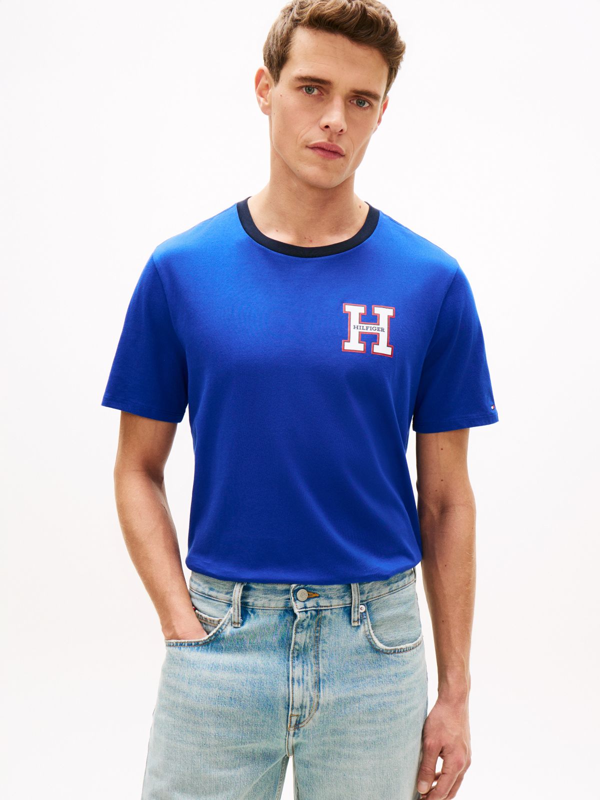 Hilfiger Logo T-Shirt — Wedge Blue
