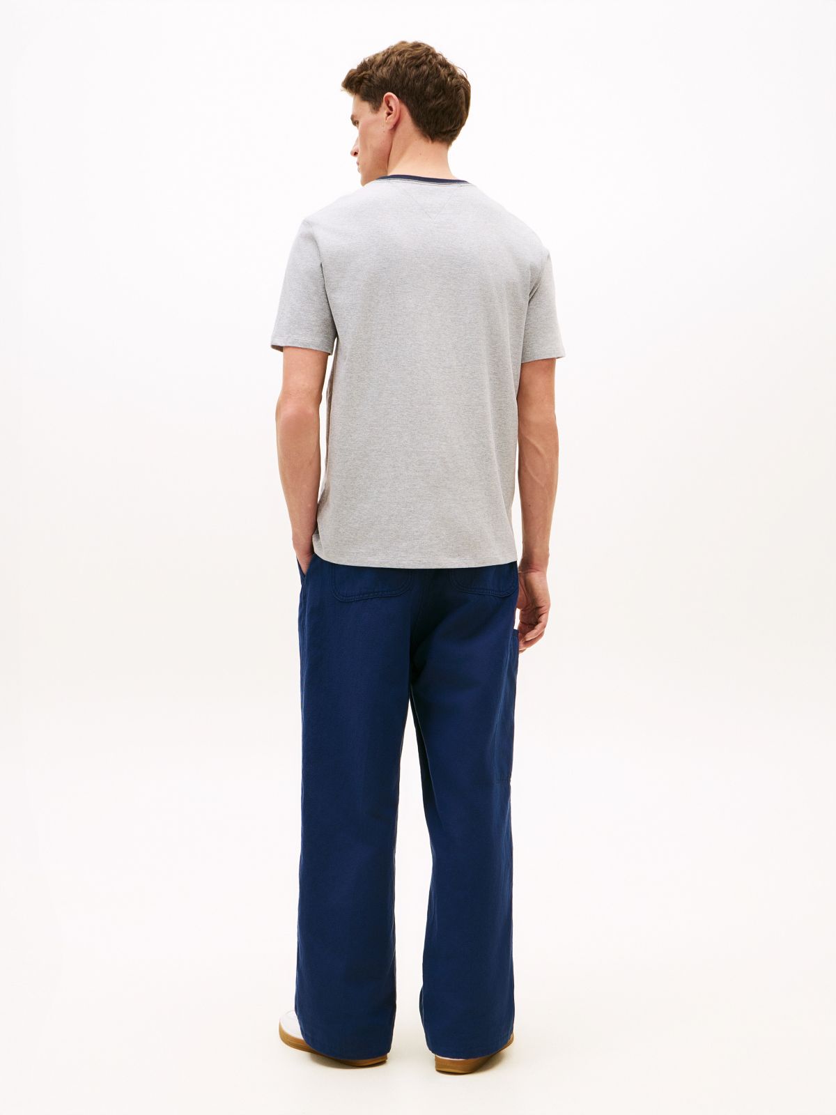 Hilfiger Logo T-Shirt — Grey Heather