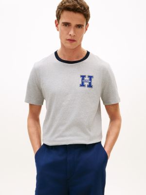 Hilfiger Logo T-Shirt, Grey Heather