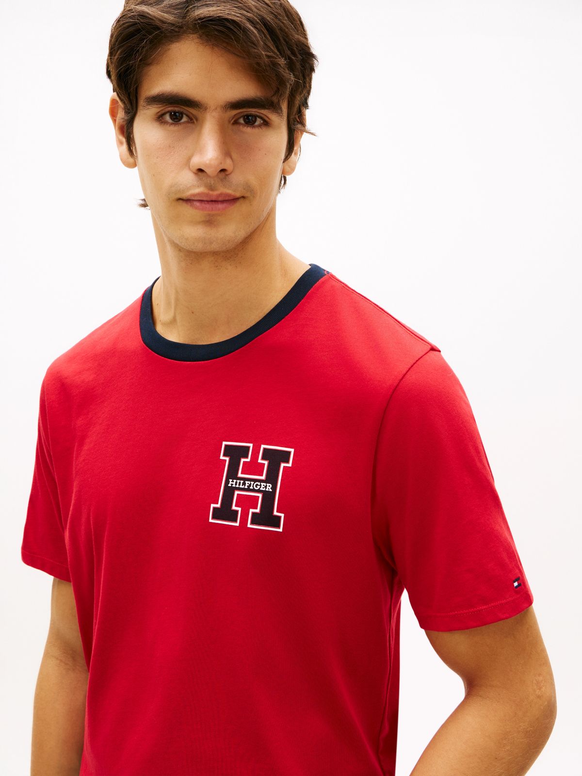Hilfiger Logo T-Shirt — Medium Red