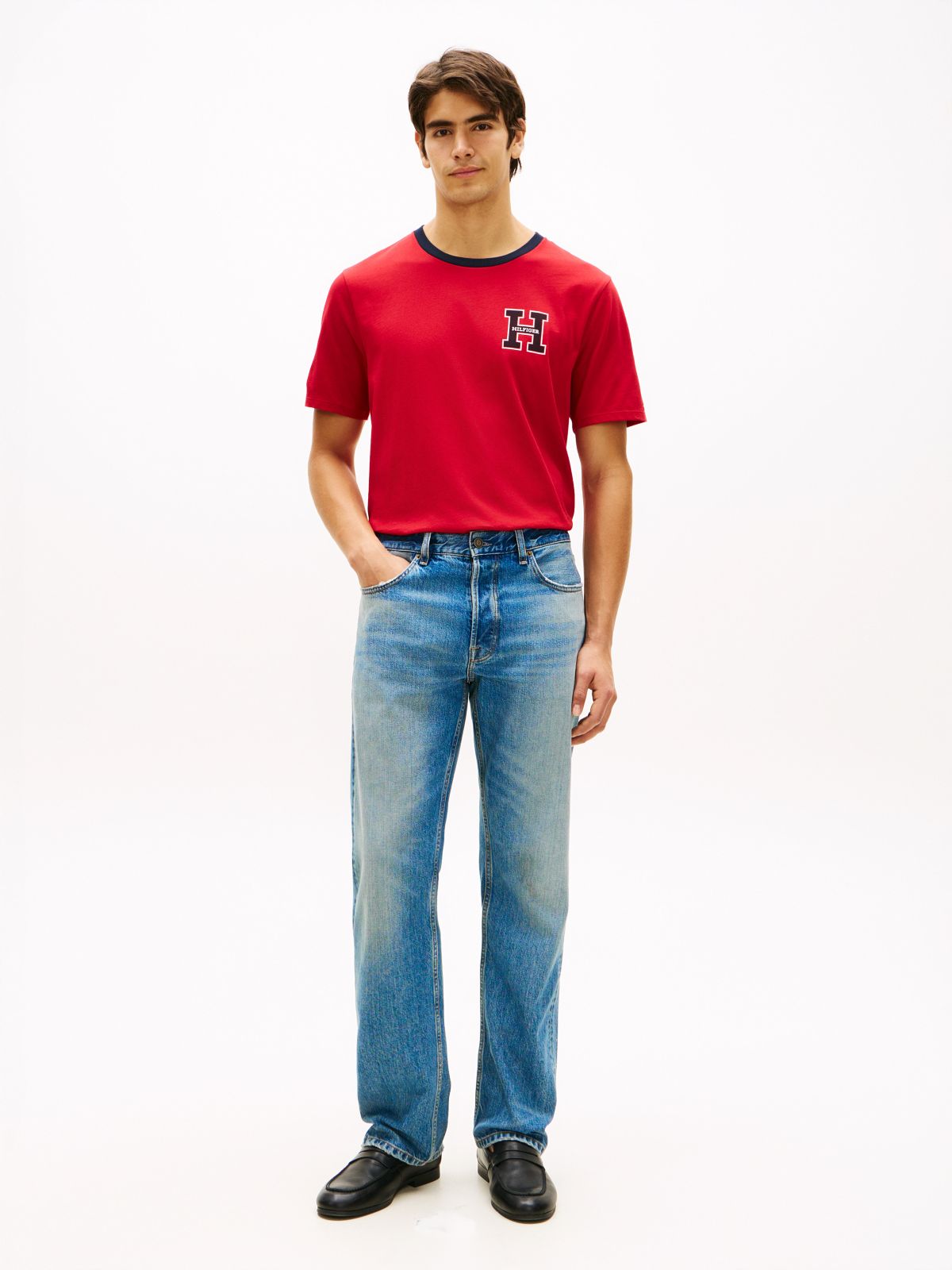 Hilfiger Logo T-Shirt — Medium Red
