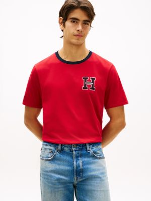 Hilfiger Logo T-Shirt, Medium Red