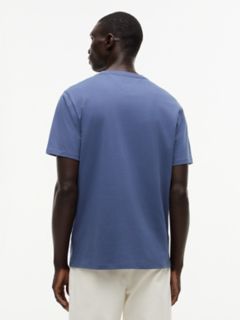 Hilfiger Block Stripe Logo T-Shirt — Faded Indigo 4