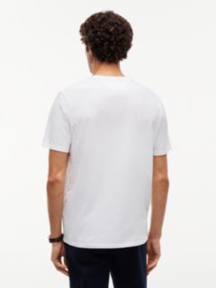 Hilfiger Block Stripe Logo T-Shirt — Optic White 4