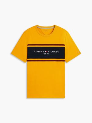 Мужские футболки Tommy Hilfiger Hilfiger Block Stripe Logo T-Shirt — фото 5