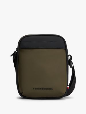 Water-Resistant Mini Reporter Bag, Platinum Olive
