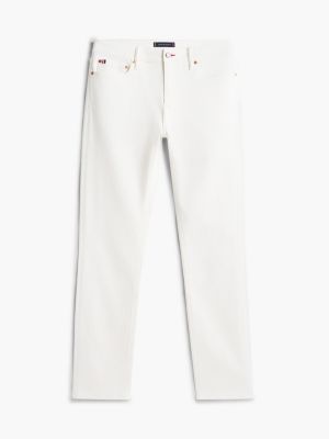 Мужские джинсы Tommy Hilfiger Stretch Slim Jean, цвет: Белый — фото 5