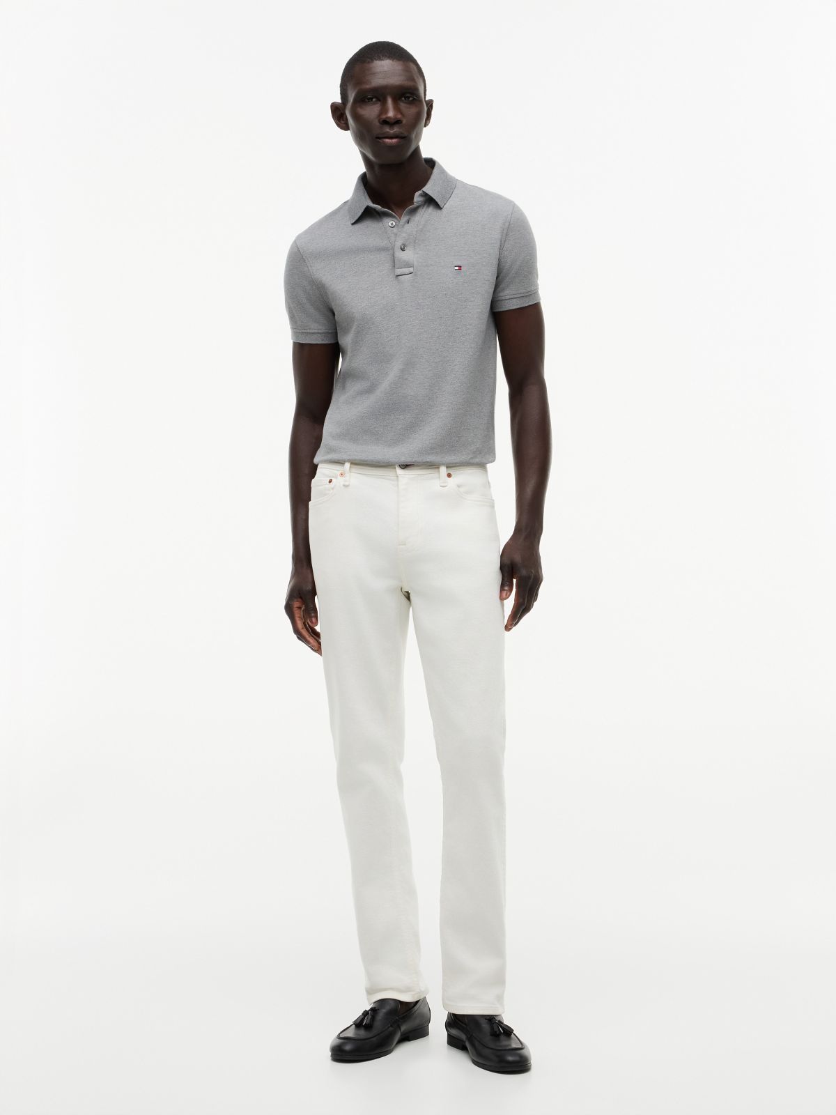 Stretch Slim Jean — White
