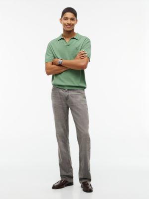 Мужские джинсы Tommy Hilfiger Distressed Straight Jean, цвет: Серый чёрный варёный — фото 2