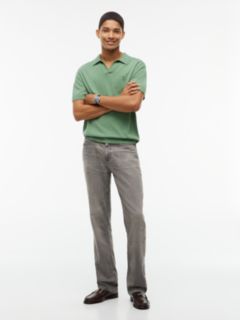 Distressed Straight Jean — Grey Black Wash 2