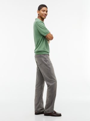Мужские джинсы Tommy Hilfiger Distressed Straight Jean, цвет: Серый чёрный варёный — фото 3