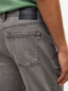 Distressed Straight Jean — Grey Black Wash 4