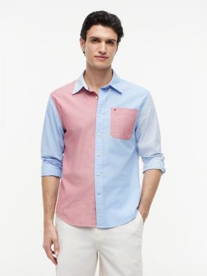 Regular Fit Colorblock Oxford Shirt from Tommy Hilfiger - $53.70