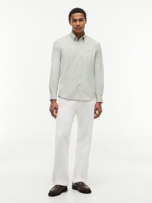 Мужские рубашки Tommy Hilfiger Regular Fit Mini Check TH Performance Shirt — фото 2