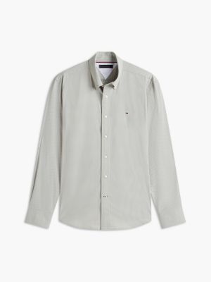 Мужские рубашки Tommy Hilfiger Regular Fit Mini Check TH Performance Shirt — фото 5