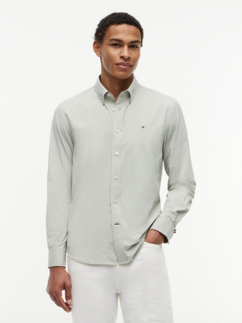 Мужские рубашки Tommy Hilfiger Regular Fit Mini Check TH Performance Shirt