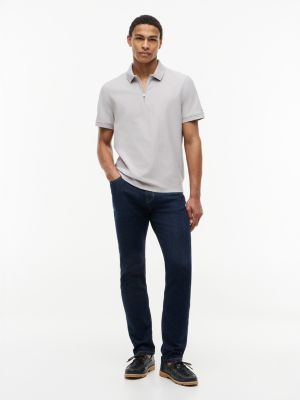 Мужские топы Tommy Hilfiger Regular Fit Quarter-Zip Wicking Polo — фото 2