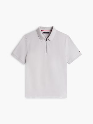 Мужские топы Tommy Hilfiger Regular Fit Quarter-Zip Wicking Polo — фото 5