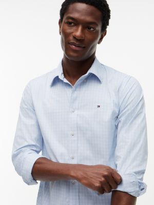 Мужские рубашки Tommy Hilfiger Regular Fit Check TH Performance Shirt — фото 3