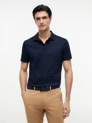 Allover Flag Print Interlock Polo from Tommy Hilfiger - $47.70