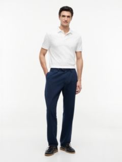 Allover Flag Print Interlock Polo — Optic White 2
