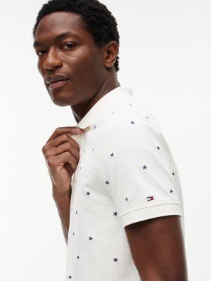 Мужские топы Tommy Hilfiger Regular Fit Allover Star Print Polo — фото 3