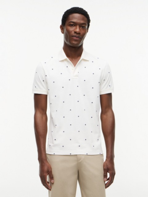 Мужские топы Tommy Hilfiger Regular Fit Allover Star Print Polo