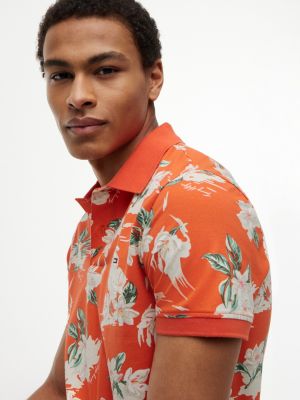 Мужские топы Tommy Hilfiger Regular Fit Floral Print Polo — фото 3