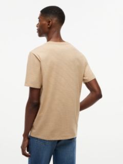 Striped Pocket T-Shirt — Iconic Camel Heather Stripe 4