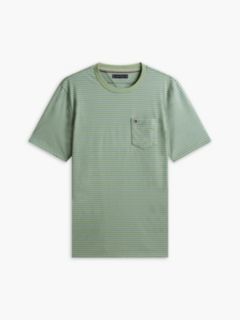 Striped Pocket T-Shirt — Desert Olive Stripe 5