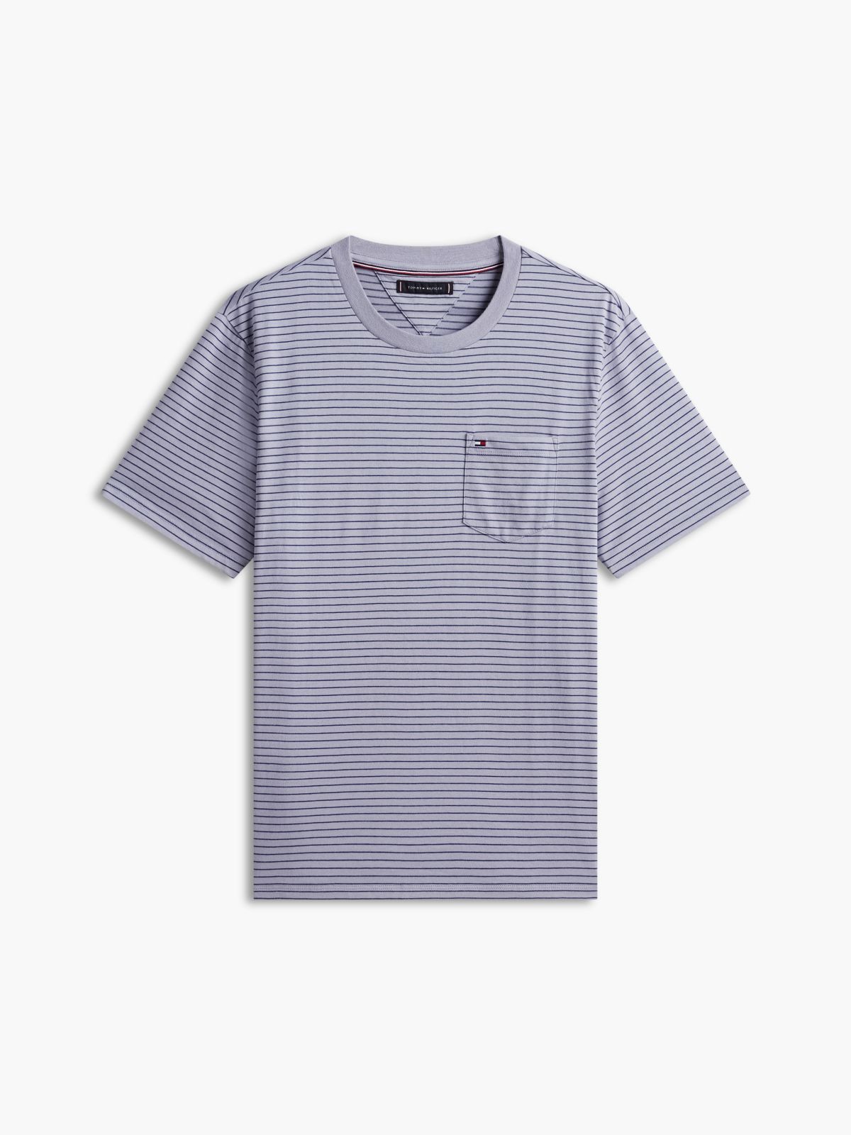 Striped Pocket T-Shirt — New Grey Stripe