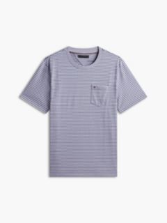 Striped Pocket T-Shirt — New Grey Stripe 5