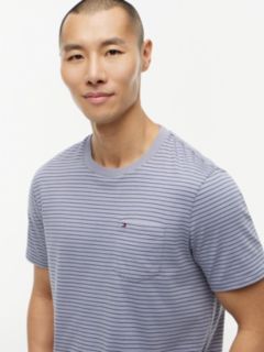 Striped Pocket T-Shirt — New Grey Stripe 3