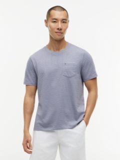 Striped Pocket T-Shirt — New Grey Stripe 1