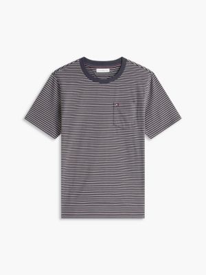 Мужские футболки Tommy Hilfiger Striped Pocket T-Shirt — фото 5