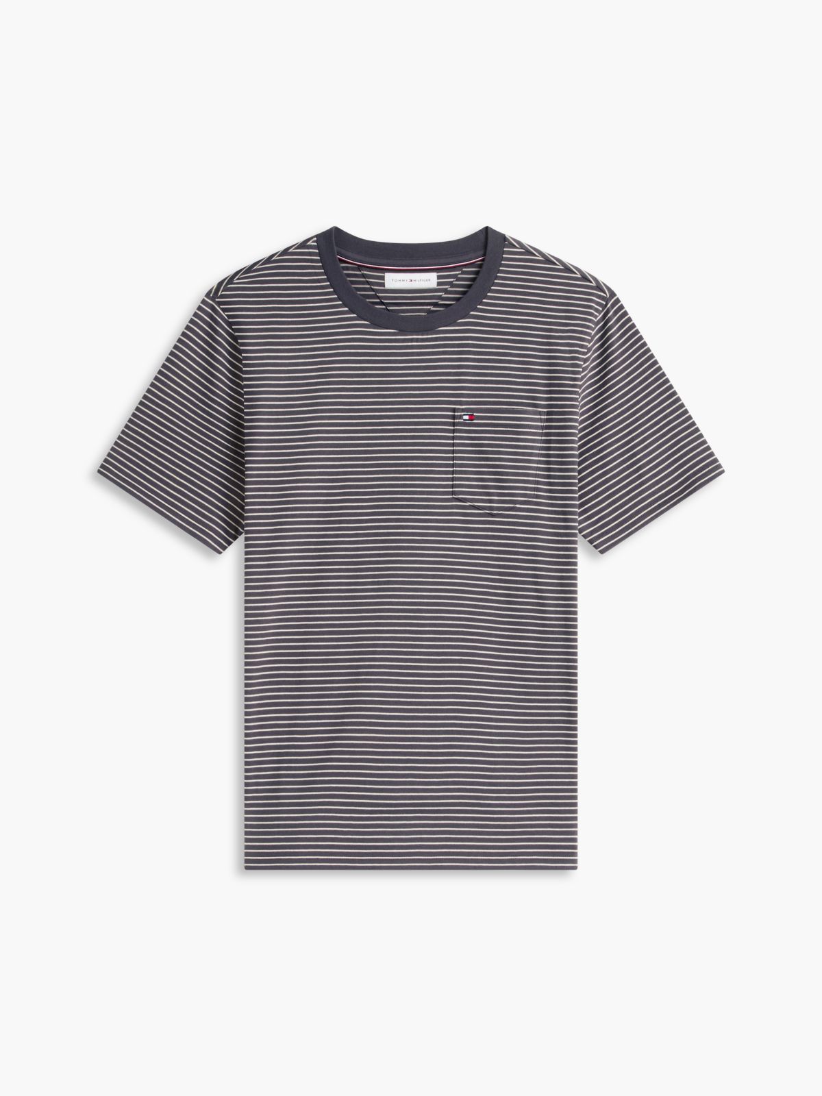 Striped Pocket T-Shirt — Black Stripe