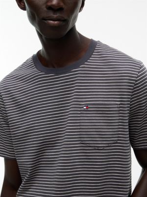 Мужские футболки Tommy Hilfiger Striped Pocket T-Shirt — фото 3